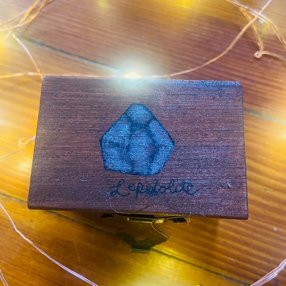 Lepidolite Crystal Sprite Box